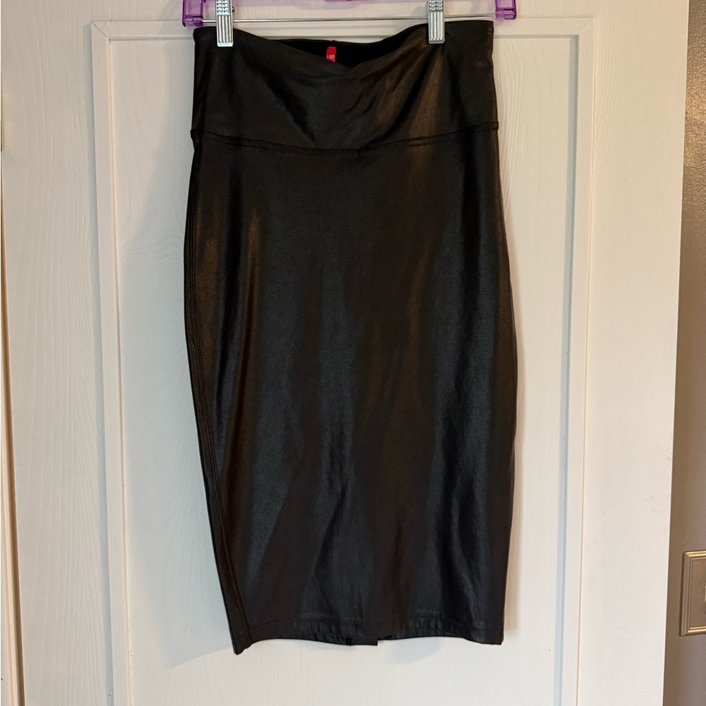 SPANX Faux Leather Pencil Skirt